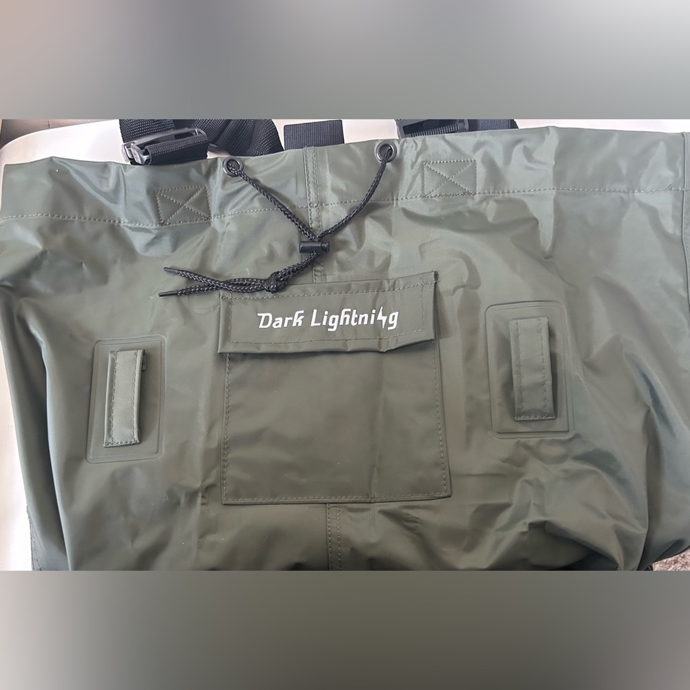 NWOT DARK LIGHTNING Fishing Waders for Men and Women with Boots - Picture 7 of 14